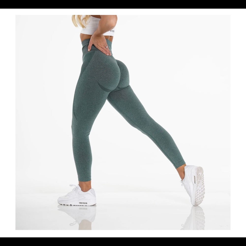 Forest Green Contour Seamless Leggings